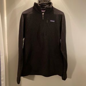 Men’s Black Patagonia 1/4 Zip Better Sweater